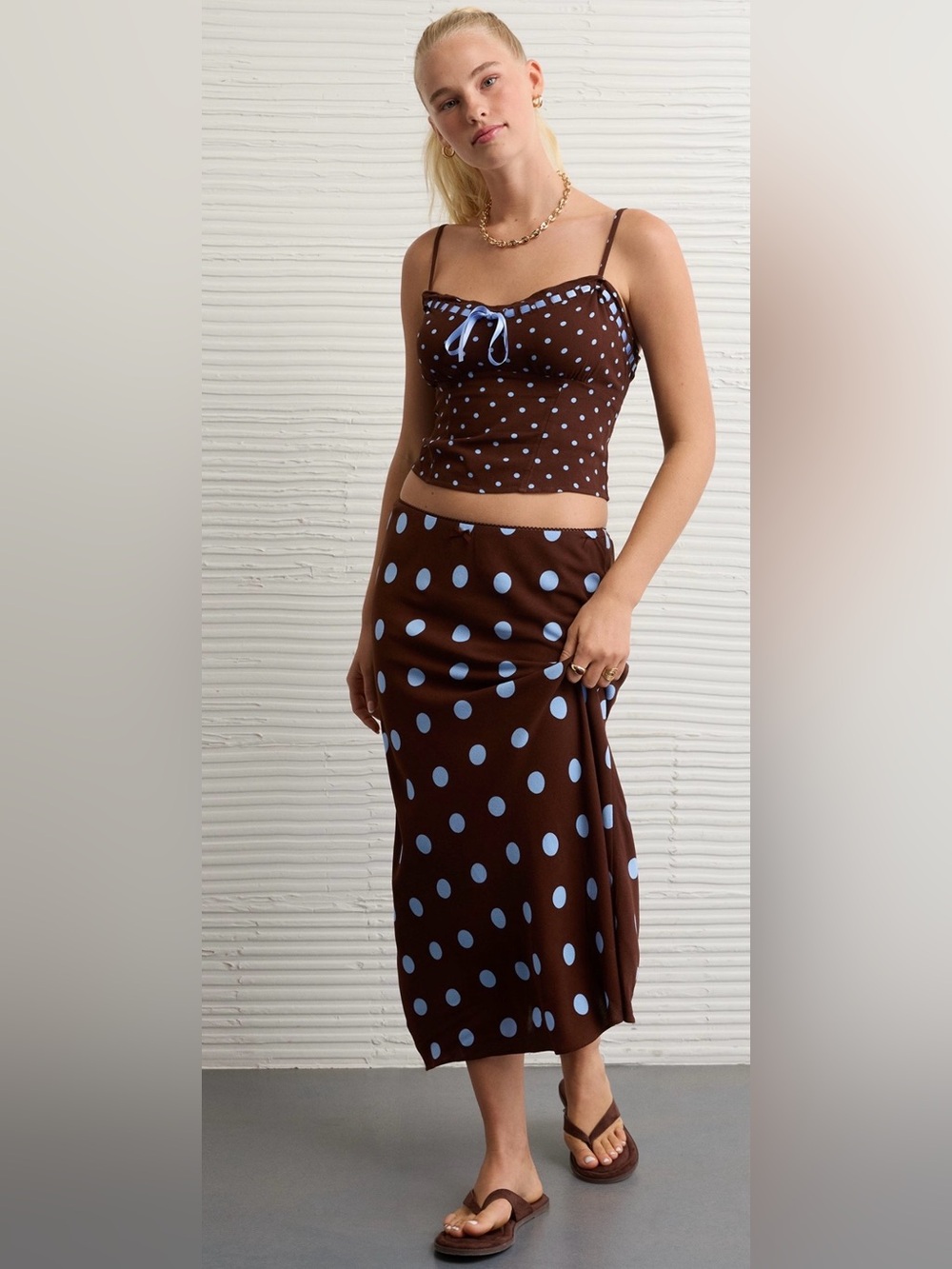 AE Low-Rise Midi Skirt